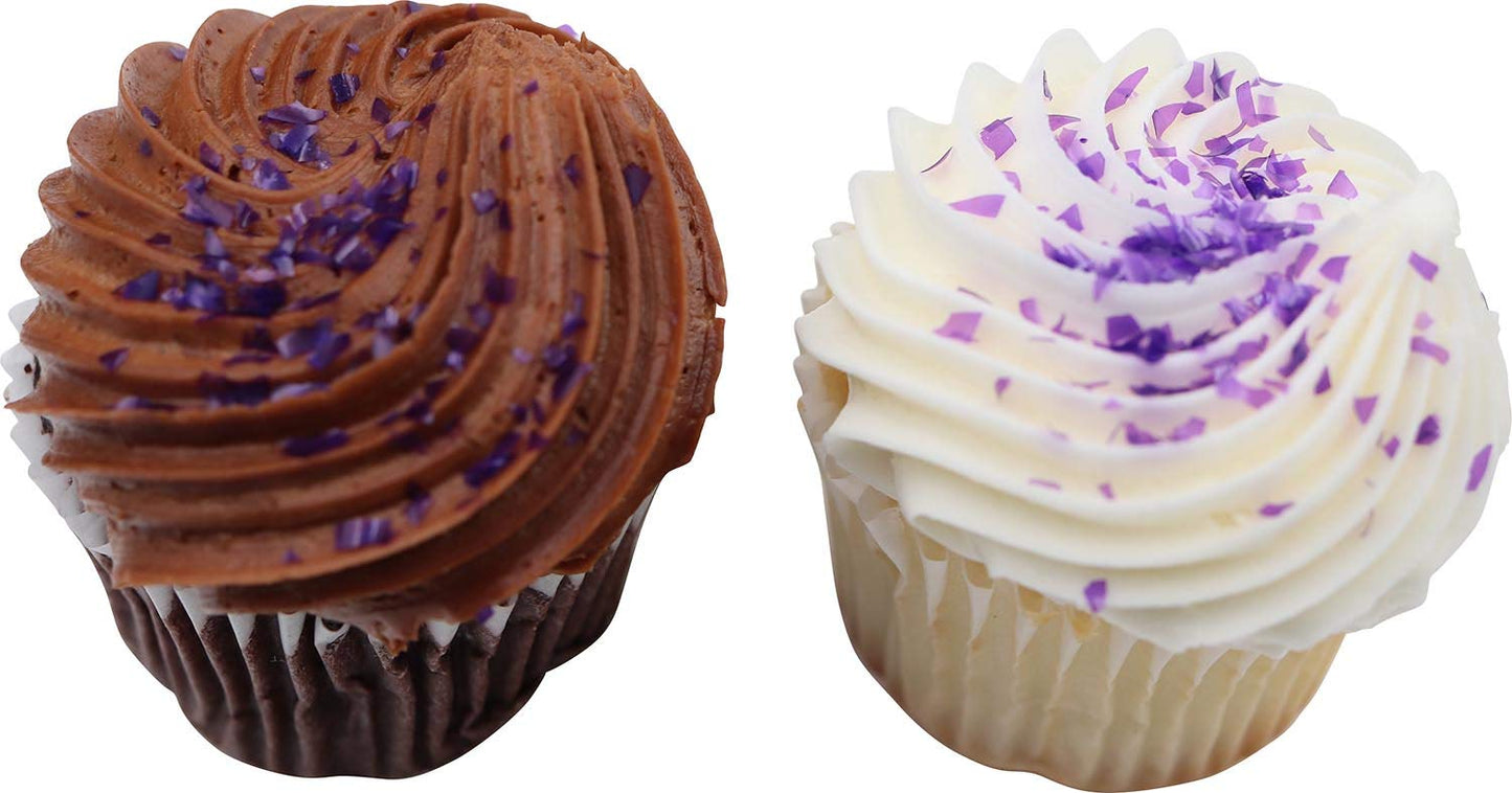 Hobbyland Edible Glittery Flakes (Lavender Purple Glitter Flakes, 1/4 oz)