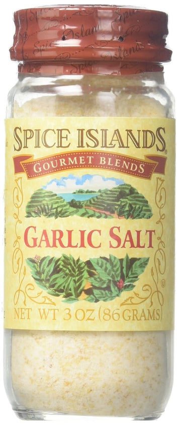 Spice Islands Garlic Salt, 3-Ounce (Pack Of 3)