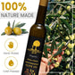 Mediterranean Gold Organic Olive Oil Extra Virgin - First 100% Nature-Made Cold Pressed, Unfiltered & Hand-Harvested, Ensure Hig