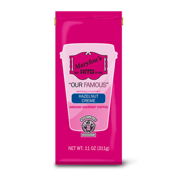 Marylous Coffee - Hazelnut Crme Flavored Coffee, Delicious Medium Roast Gourmet Coffee, 11 Oz. / 311 G Coffee Bag
