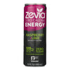 Zevia Energy Drink, Raspberry Lime, 12 Ounce, Pack of 12, No Sugar Added