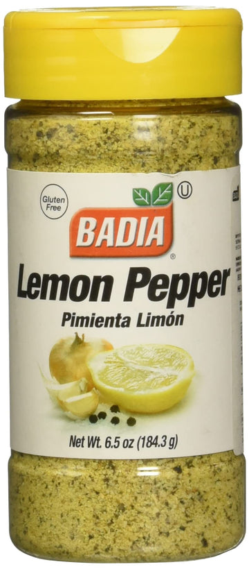Badia Lemon Pepper Seasoning, 6.5000-ounces (Pack of 6)