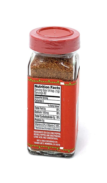 Trader Joe'S Chile Lime Seasoning Blend 2.9 Oz, Pack Of 1