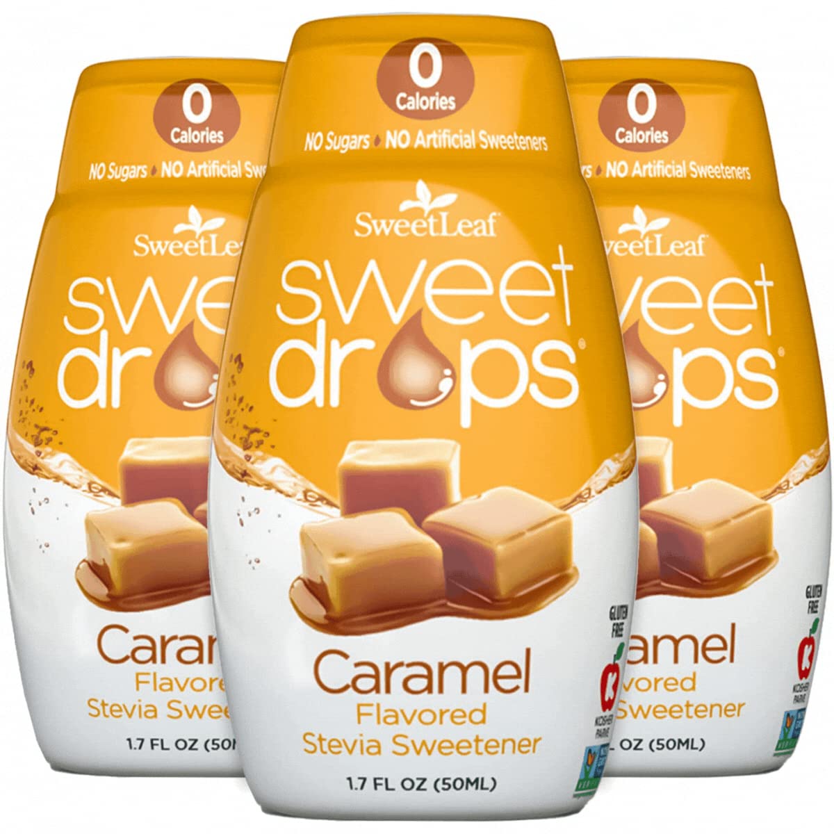 SweetLeaf Sweet Drops Caramel 1.7 Fl Oz Ea (Pack of 3)