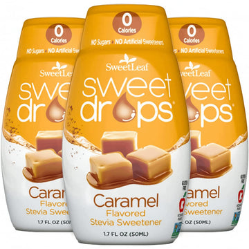 SweetLeaf Sweet Drops Caramel 1.7 Fl Oz Ea (Pack of 3)