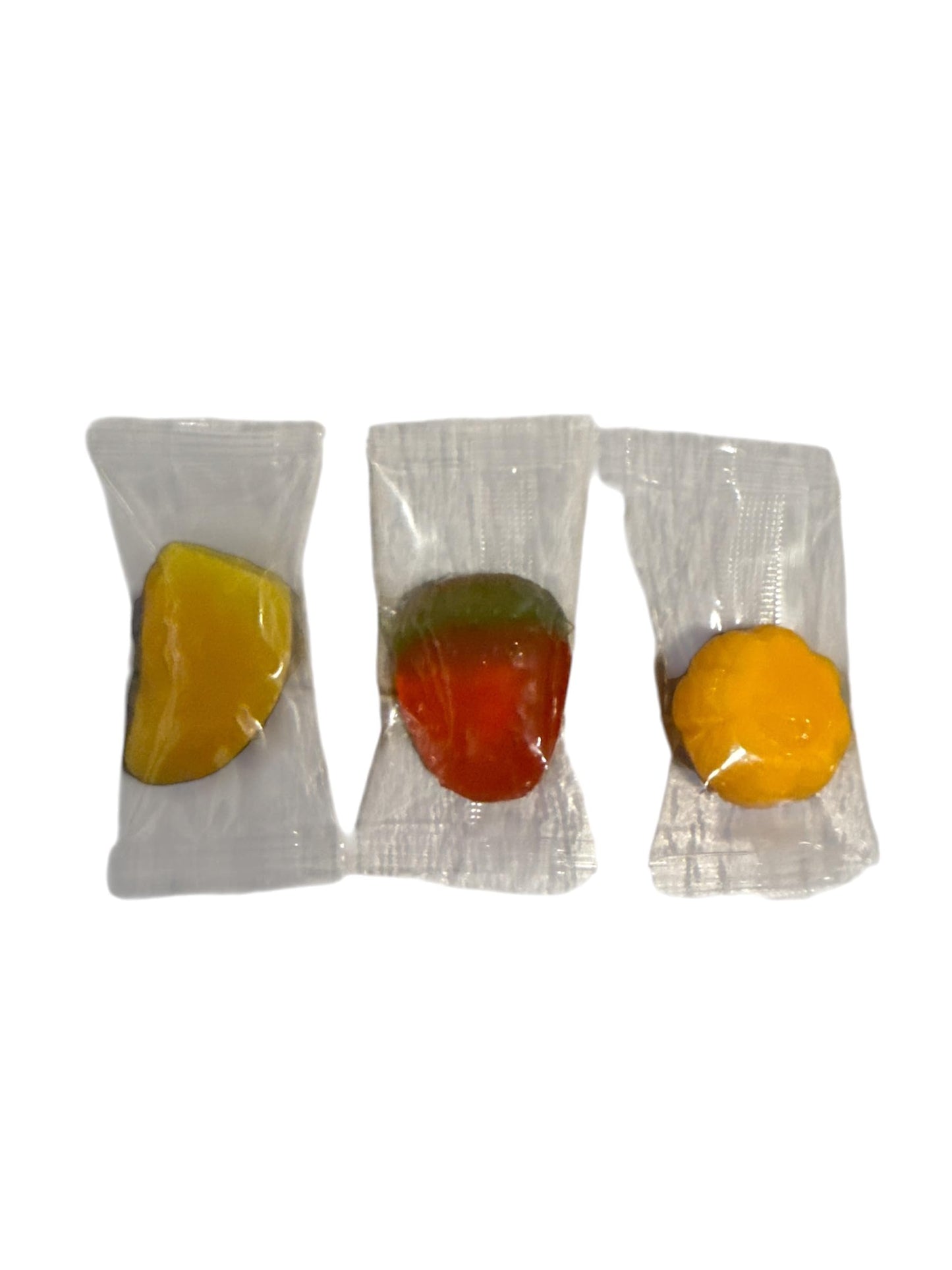 Nutty Fruity Peel'D Tangerine, Strawberry, & Mango Peelable Gummies- Individual Wrapped, 20Oz Resealable Bag