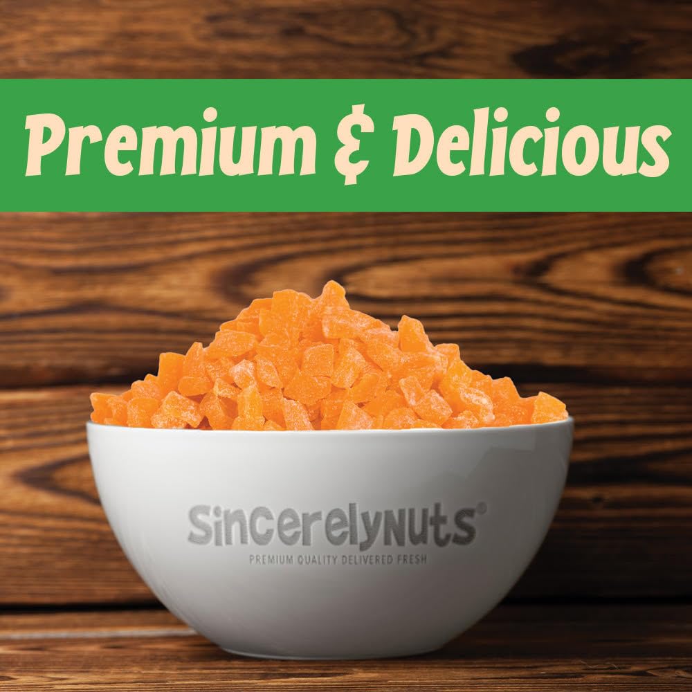 Sincerely Nuts Diced Mangos - Gluten-Free, Vegan Snack - 2 LB