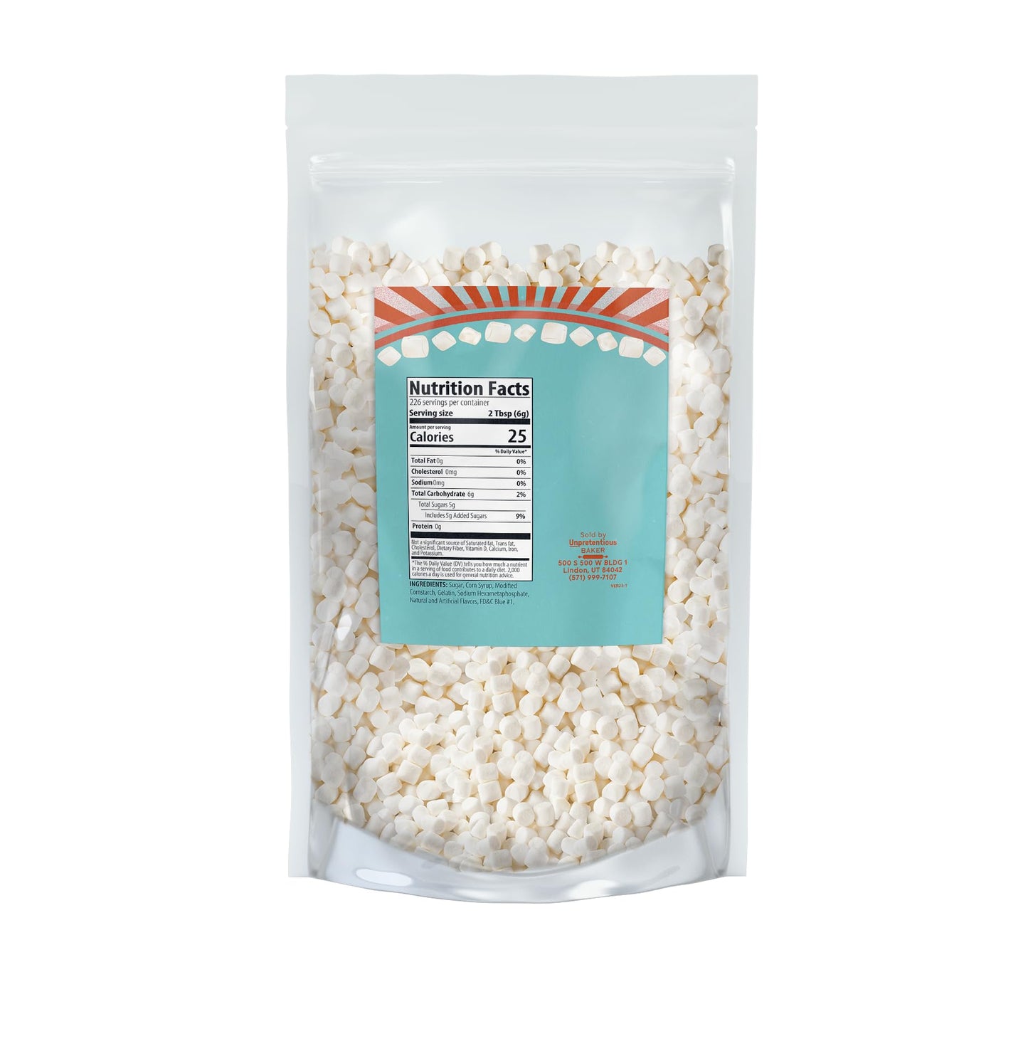 Unpretentious Mini Dehydrated Marshmallow Bits, 3 Lb, Topper For Cereal, Ice Cream, And Desserts