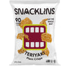 SNACKLINS Plant Based Crisps TERIYAKI - Gluten Free, Grain Free, 100% Kosher, Vegan Healthy Snacks, Crunchy Puffed Snack, Only 1
