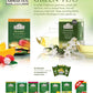 Ahmad Tea Green Tea, Mango & Lychee Teabags, 20 Ct (Pack Of 6) - Caffeinated & Sugar-Free