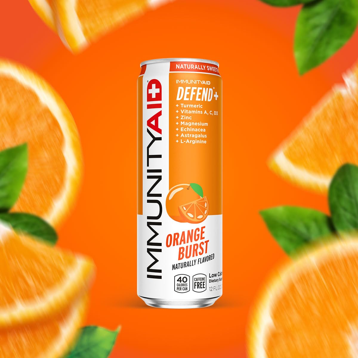 LIFEAID IMMUNITYAID Support Blend, Echinacea, Zinc, Vitamin C, 12 Fl Oz (Pack of 12), Model 857886006257