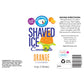 Hypothermias Shaved Ice Syrup Concentrate - Unsweetened Orange - 4 Fl Oz - Makes 1 Gallon