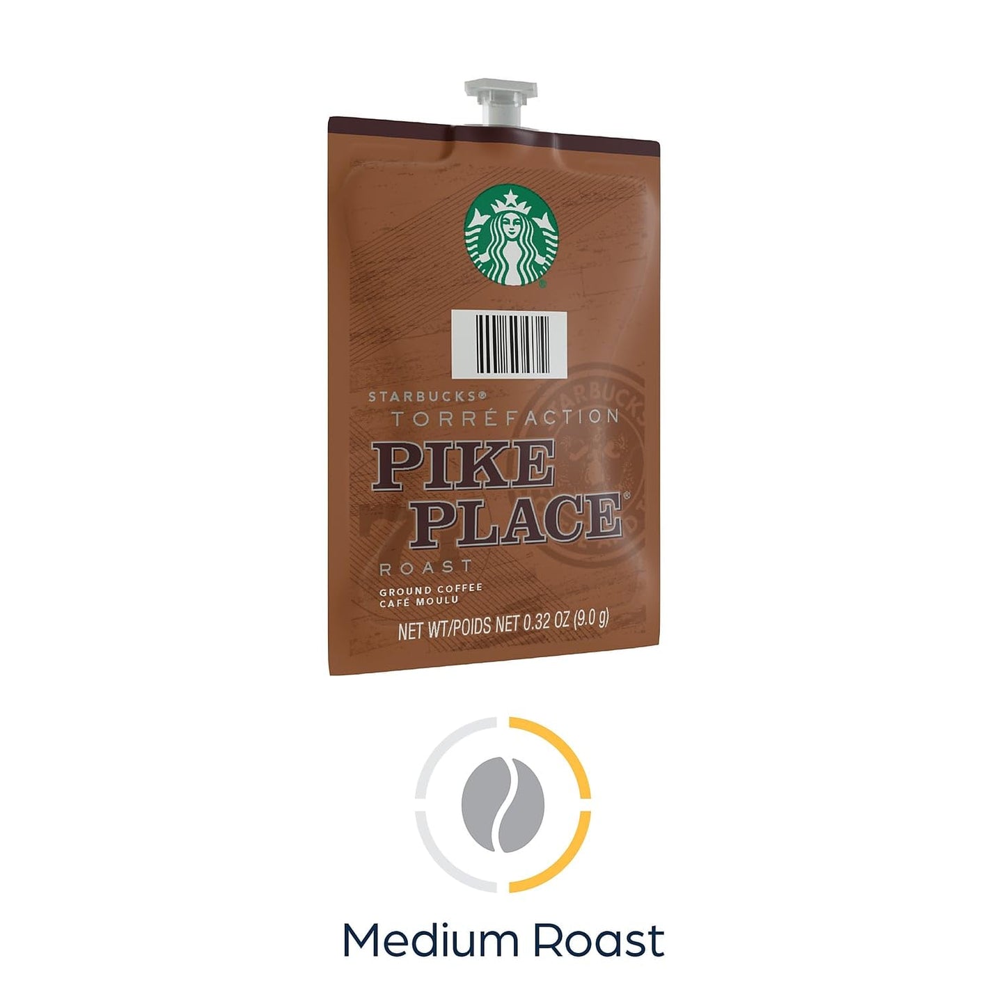 Starbucks Pike Place Roast Coffee Freshpack, 1 Count (Pack of 80), Model SX02
