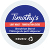 Timothy'S, Breakfast Blend, Single-Serve Keurig K-Cup Pods, Light Roast Coffee, 96 Count (4 Boxes Of 24 Pods)