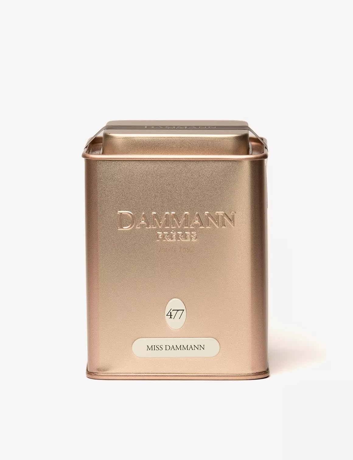 Dammann Freres Loose Leaf  Miss Dammann  enhanced French Gourmet Green Tea  Blend Ginger  Passion Fruit  Lime Flavors  3.52 Ounce Tin