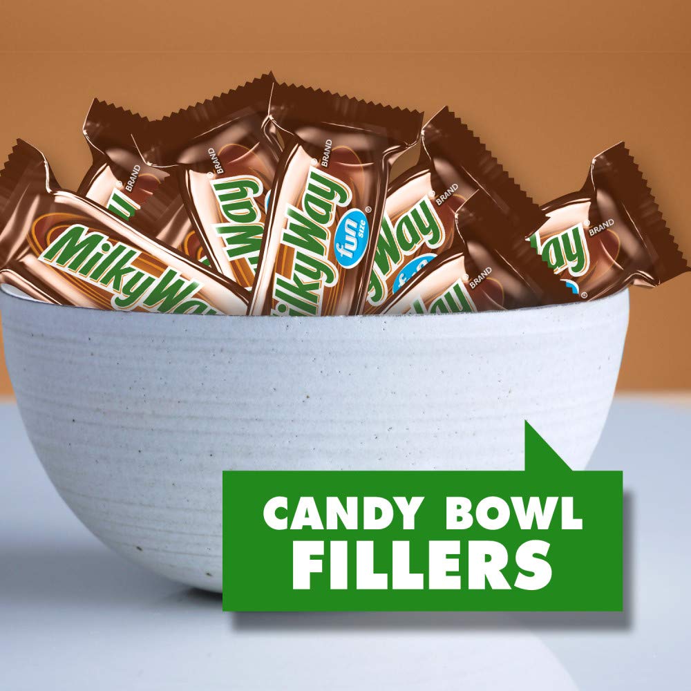 MILKY WAY Milk Chocolate Candy Bars  Fun Size Candy Chocolate  10.65 oz