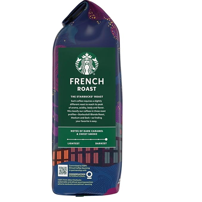 2 Packs Of 40 Oz Starbucks French Roast Whole Bean Coffee = 2 X 40 Oz = 80 Oz