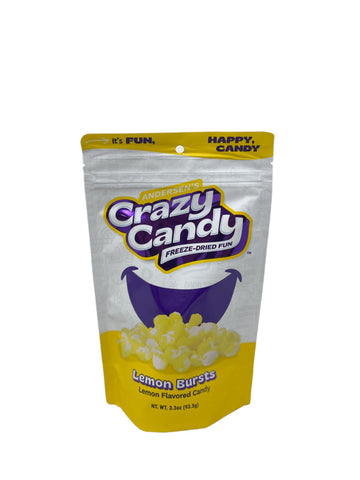 Andersen'S Crazy Candy Freeze Dried Candy - Freeze Dried Lemon Burst, 3.3 Ounces