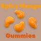 KLUB BULK Gummy Filled Spicy Mangos - 1.5 lbs Chewy   for Snacks, Parties, Gifts - Sweet and Fiery Flavor