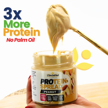Peanut Butter With Protein, High Protein, 10 G Protein Per Serving, Italian Peanut Cream Plus Protein Spread, 7 Oz, Non Gmo, Pro