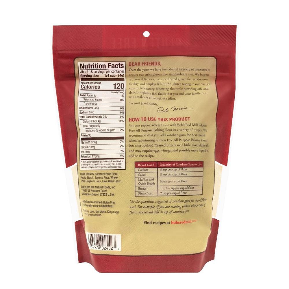 Bob'S Red Mill All Purpose Gluten Free Flour - 1.37 Pound (Pack Of 2)