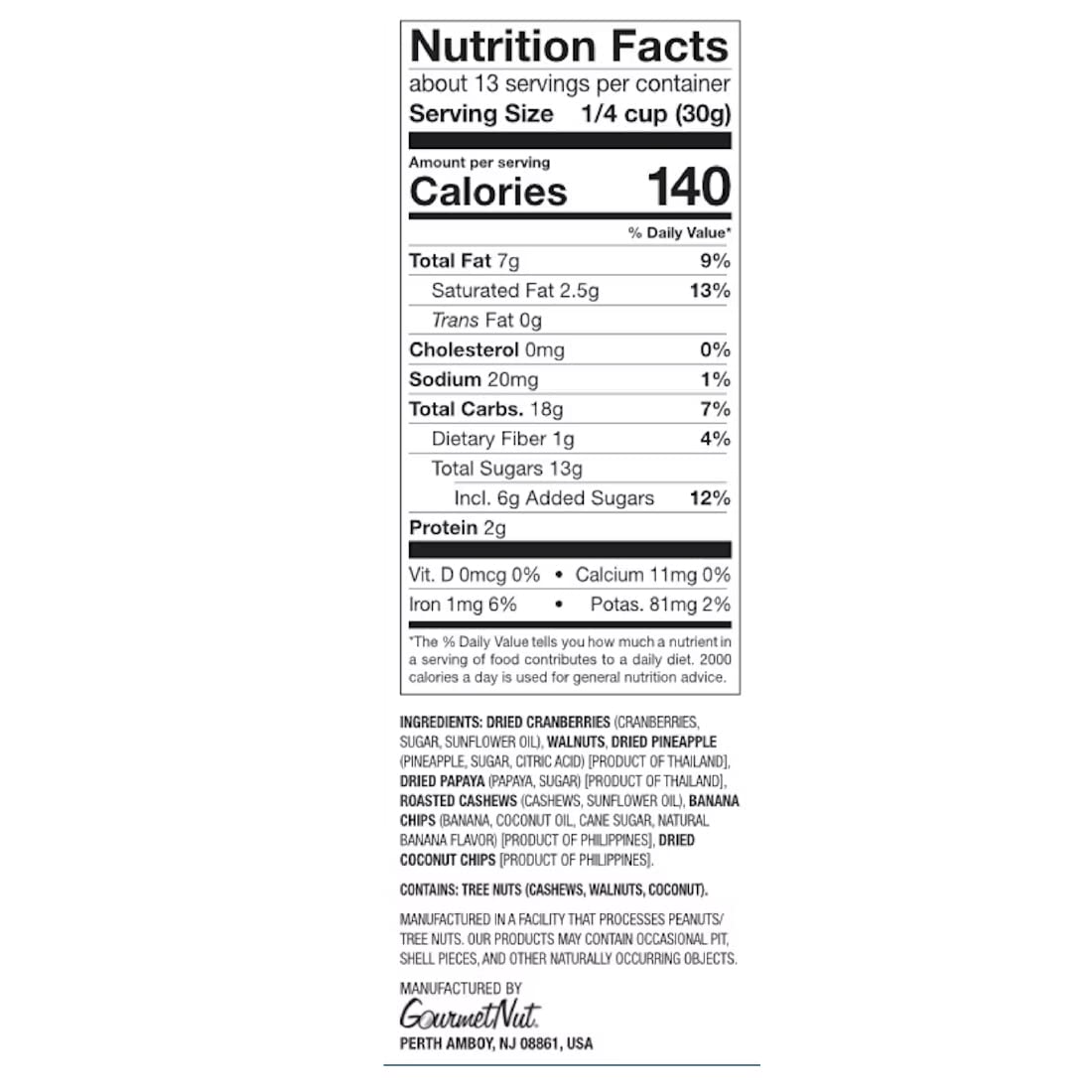 Power Up Premium Trail Mix - High Energy Trail Mix 14Oz, Gluten Free, Vegan, Non-Gmo