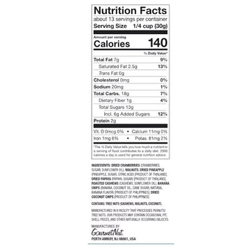 Power Up Premium Trail Mix - High Energy Trail Mix 14Oz, Gluten Free, Vegan, Non-Gmo