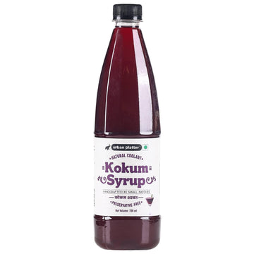 Urban Platter Kokum Syrup | 23.67 Fl Oz (700Ml) | Refreshing Homemade Juice Drink | Maintains Healthy Weight | Improves Digestion With Its Antioxidant Properties