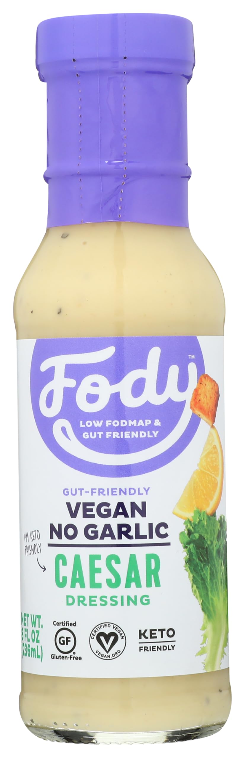 Fody Food Co Dressing Caesar - 8 fo (Pack of 1)
