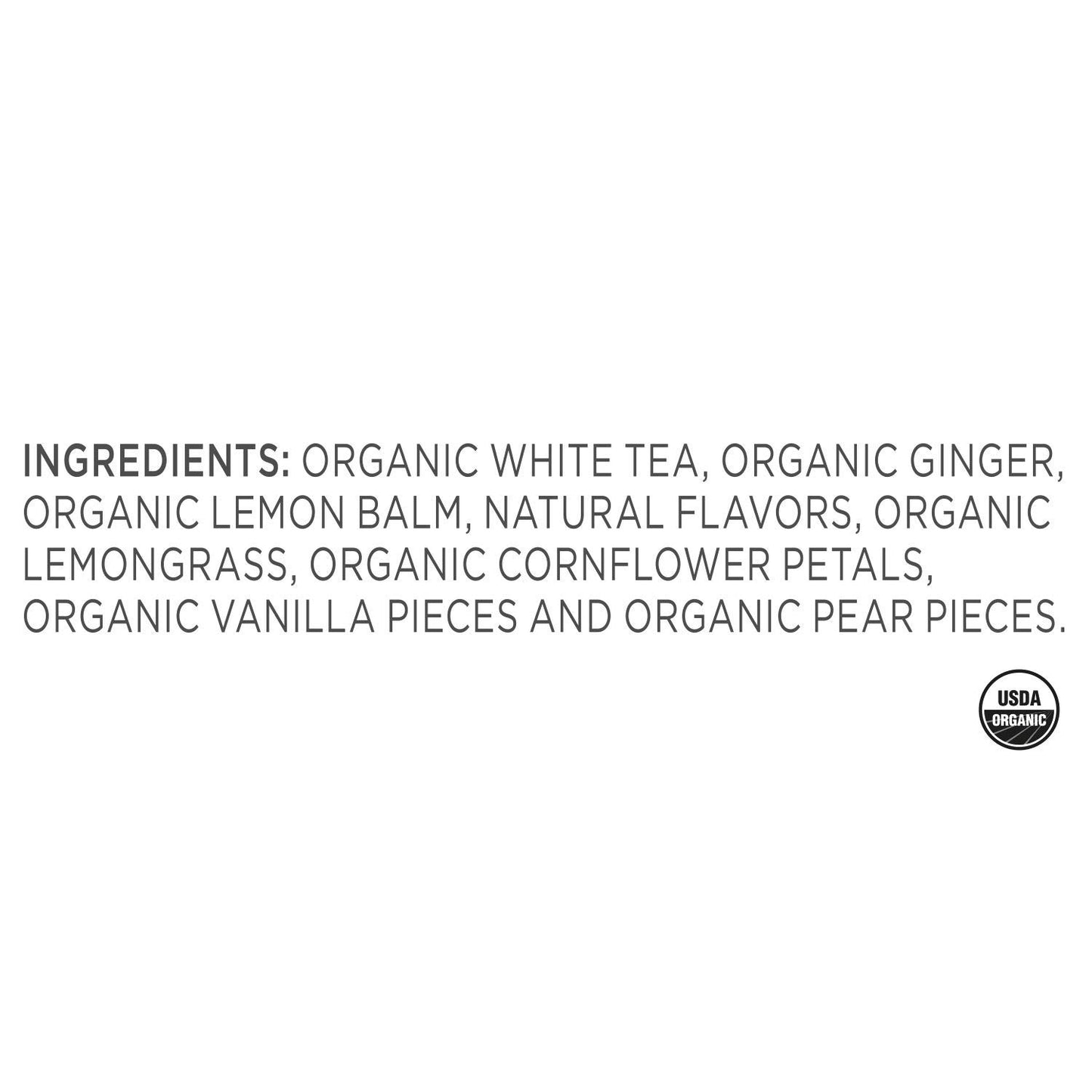 Tea Forte Vanilla Pear Organic White Tea, Loose Tea Canister Makes 35-50 Cups, Lotus Organic White Tea, 2.46 Ounces