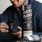 OAK & BOND spirit-inspired flavor Barrel Aged Coffee, Brazil Single Origin, Medium Roast, 10oz, Black