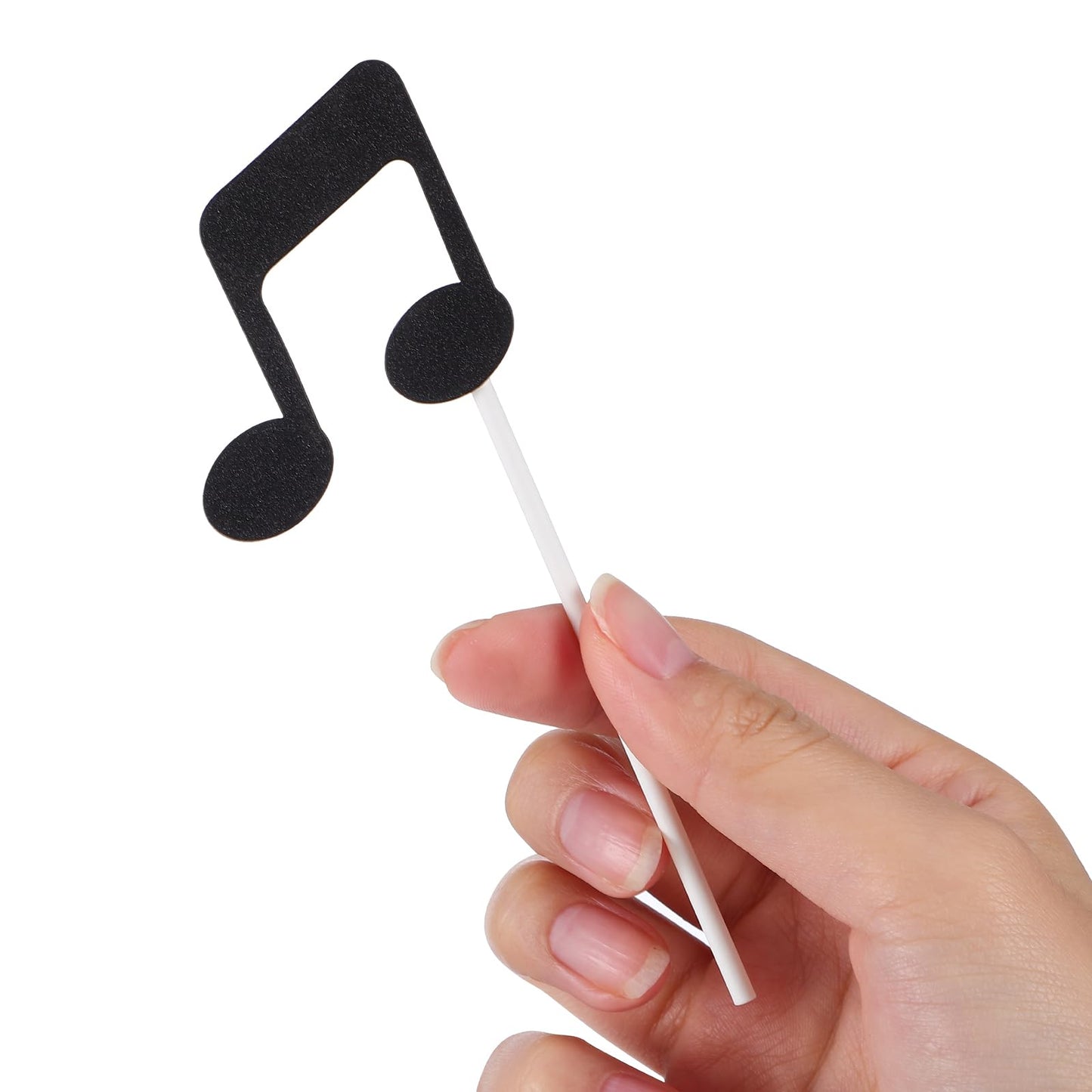 Ultnice Cake Topper Music Symbol Notes Decorations Party Supplies For Happy Birthday Cake 6 Pcs