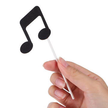 Ultnice Cake Topper Music Symbol Notes Decorations Party Supplies For Happy Birthday Cake 6 Pcs