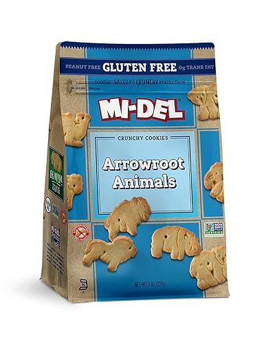 Mi-Del Gluten Free Animal Crackers - Non Gmo Certified 0G Trans Fat Gluten Free Cookies (Pack Of 1)