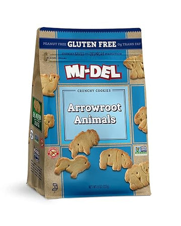 Mi-Del Gluten Free Animal Crackers - Non Gmo Certified 0G Trans Fat Gluten Free Cookies (Pack Of 1)