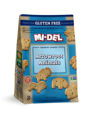 Mi-Del Gluten Free Animal Crackers - Non Gmo Certified 0G Trans Fat Gluten Free Cookies (Pack Of 1)