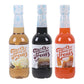TIME FOR TREATS Assorted Flavored Syrups, Vanilla Cream, Root Beer, Orange, 51 Fl Oz, 3 Piece Assortment
