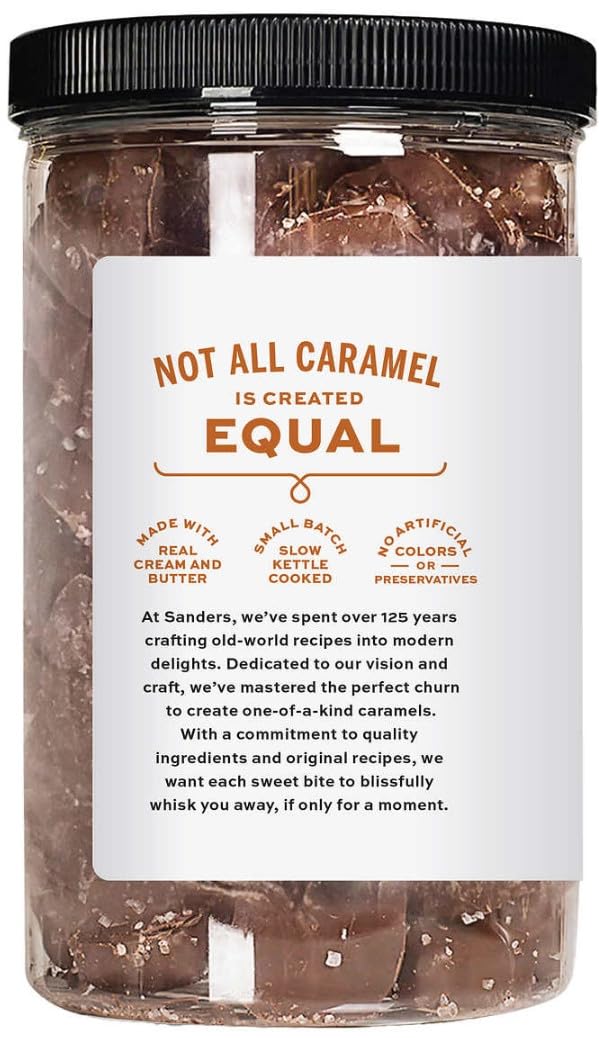 Sanders Milk Chocolate Sea Salt Caramels - 36 Oz. (2 Pack)