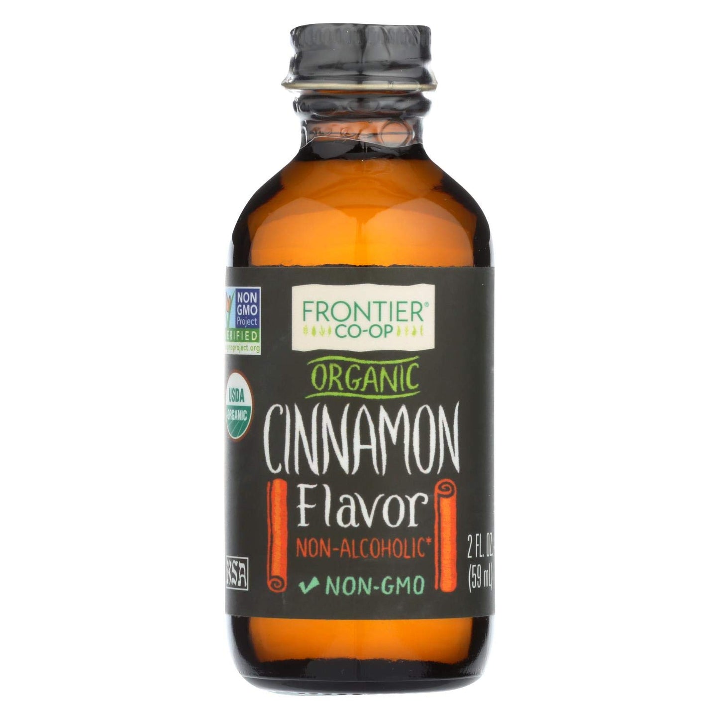 Frontier Cinnamon Flavor Certified Organic 2 Oz