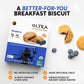 Olyra Blueberry Organic Bars, Prebiotic High Fiber Snacks, Vegan, Low Sugar, Pack of 12