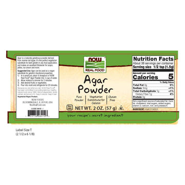 NOW Foods Agar Powder, Pure, 2-Ounce (Pack of 4)