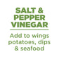 Lawrys Salt & Pepper Vinegar Seasoning  5.99 oz (Pack of 6)