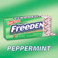 FREEDENT Peppermint Chewing Gum, 15 Stick (Pack of 12)