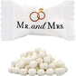 The Dreidel Company Mr. & Mrs. Wedding Buttermints, Mint Candies, After Dinner Mints, Butter Mint Candy, Fat-Free, Individually Wrapped (110 Pieces)