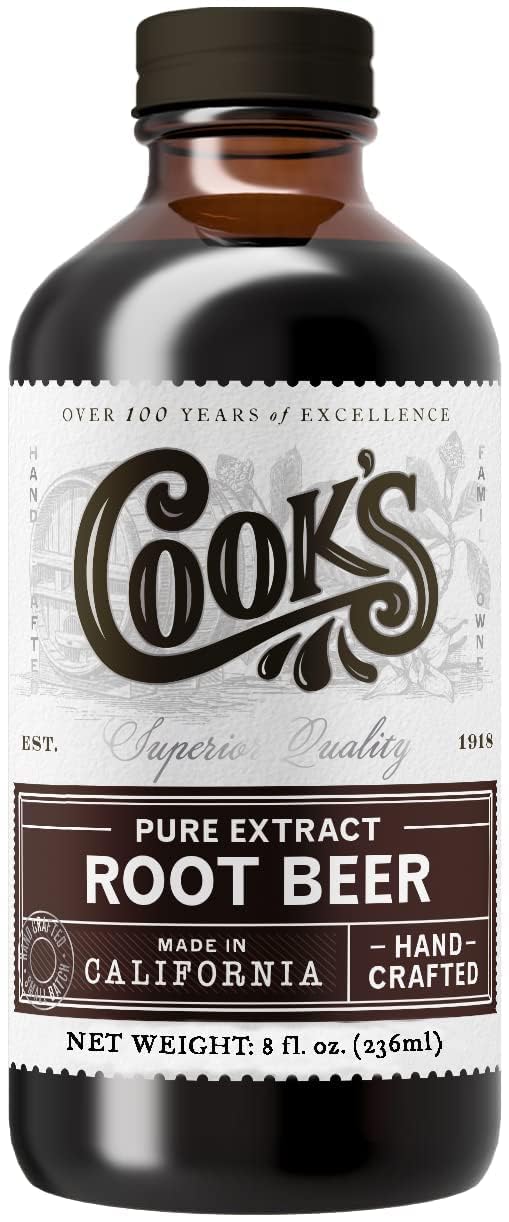 COOKS Root Beer Extract Flavoring for Baking and Making, 8 Fl Oz