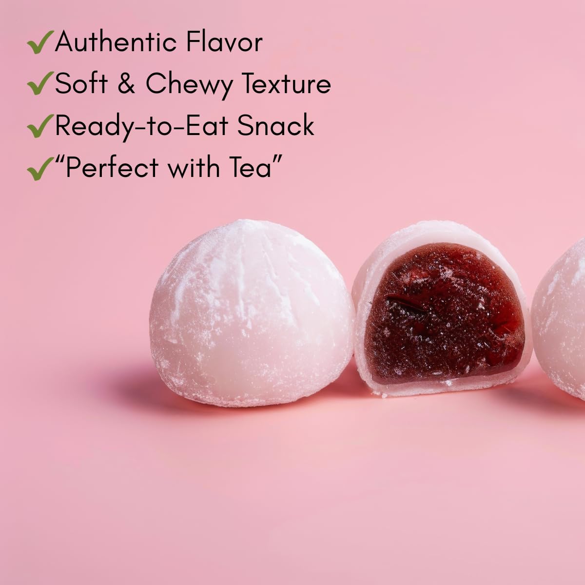 Japanese Daifuku Matcha And Red Bean Mochi (8.47Oz/Pack Of 1) Perfect For Asian Snack And Japanese Dagashi Dessert