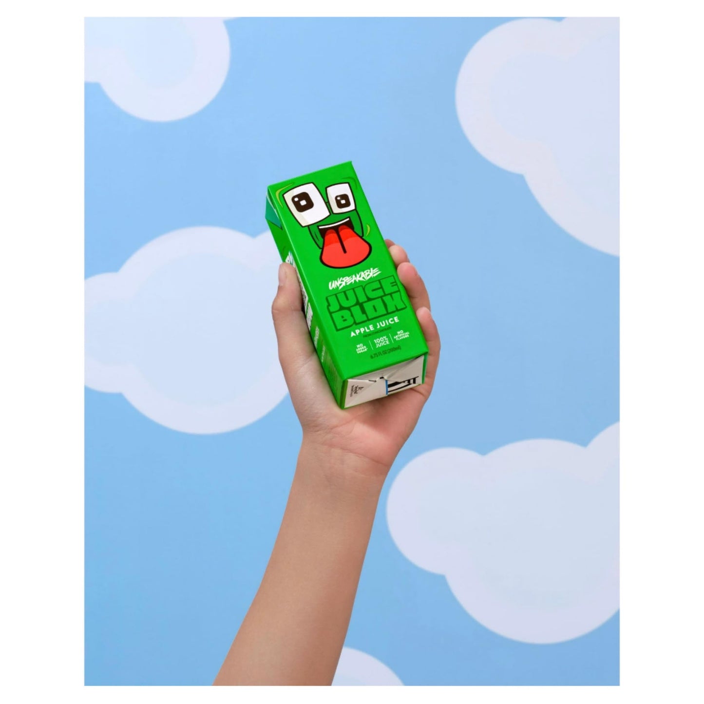 Fruits Blox Mixed Fruit Snacks, 2 Boxes, 8 Count Each Box | Unspeakable| Total Of 16 Apple Juice Boxes (Juice Blox Unspeakable)