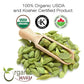 Organic Way Green Cardamom Whole Pods, Hari Elaichi (Elettaria Cardamomum) - Kosher & Usda Certified | Vegan, Non-Gmo & Gluten F