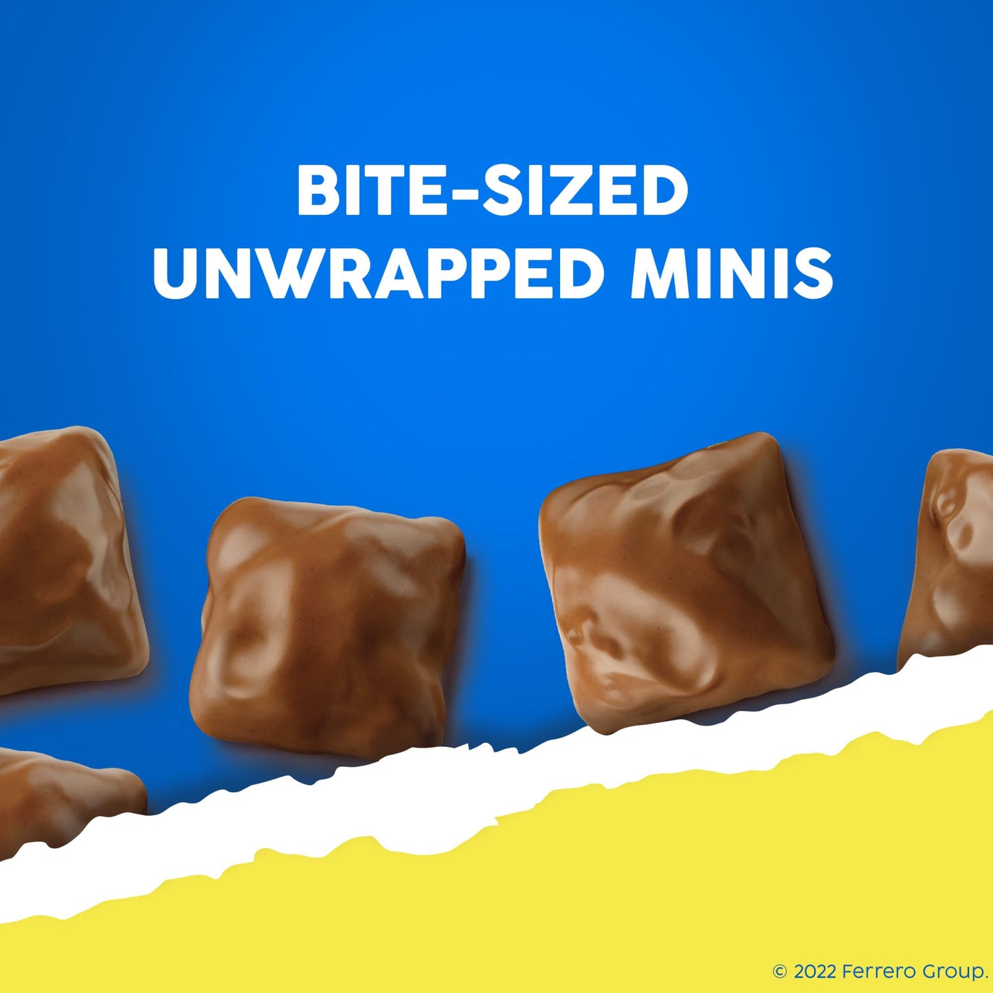 Butterfinger Unwrapped Minis, Bulk 12 Bags, Chocolatey, Peanut-Buttery, Resealable Bag, Halloween Candy, 8 Oz Each