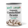 Food to Live Organic Italian Canned Cannellini Beans, 14 oz (Pack of 1) - Unsalted Non-GMO White Kidney Beans. Good Source of Fi